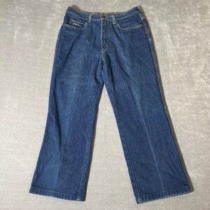 Vintage Sergio Valente Mens Denim Jeans Blue Straight Leg High Rise 31x25 USA